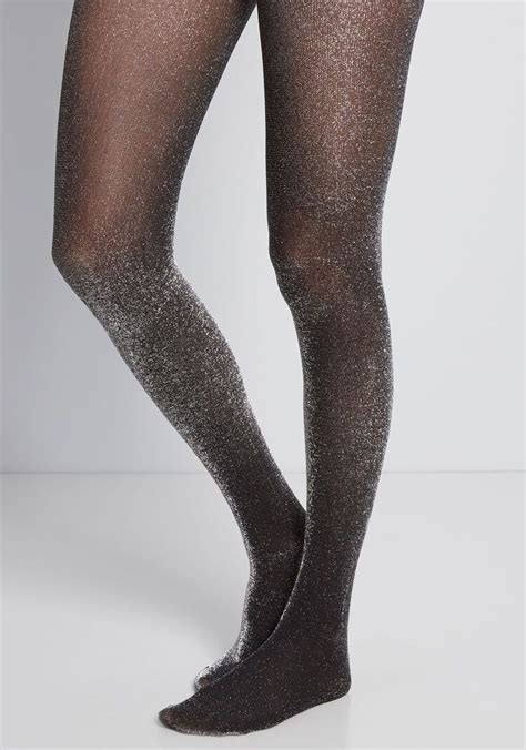 sparkly pantyhose.